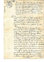 Anteprima di Contratto di lavoro firmato da Don Bosco in favore del giovane Giuseppe Odasso nativo di Mondovì apprendista falegname assunto per due anni dal Sig. Giuseppe Bertolino, con l'assistenza e la fidejussione, in caso di danni, del padre del giovane, Sig. Vincenzo Odasso. - Cfr.