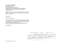 Anteprima di Ha ricevuto i biglietti delle novizie Donnely Elisa e M. Dermott M. Elena; manda loro la benedizione affinchè perseverino nelle buone disposizioni.