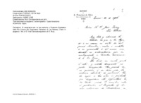 Anteprima di Si congratula per la sua nomina a Direttore Diocesano della Pia Unione dei Cooperatori Salesiani di Las Palmas. [Testo in spagnolo - Ms. di D. Vosti Samuele segretario di D. Rua].