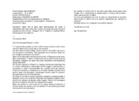 Anteprima di Spera che la festa della distribuzione dei premi e l'esposizione dei lavorisiano ben riuscite. Si complimenta per la buona accoglienza fatta a Mons.Delegato. Per D. Filipello E. deciderà Mons. Costamagna G. se trasferirlo.