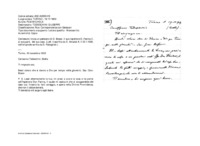 Anteprima di Invia un pensiero di D. Bosco. Il suo Ispettore D. Farina C. si occuperà del suo caso. (Lett. trascritta da D. Amadei A. il 22.1.1928, dall'originale scritta da D. Rabagliati.)