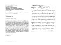 Anteprima di Pregherà per la salute di D. Peretto C. Lo esorta a coltivare le vocazioni.Benedice e saluta tutti i confratelli. (Lett. trascritta dallo stesso D. Tycner S. in data 12.07.1910.)
