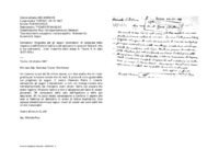 Anteprima di Ringrazia per gli auguri onomastici. Si compiace della riapertura dell'Oratorio festivo e del santuario in onore di Maria A. che si sta costruendo.(Lett. trascritta dallo stesso D. Tycner S. in data 12.07.1910.)