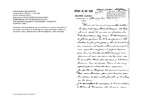 Anteprima di Porterà sempre nel suo breviario il ricordo mortuario di suo padre. Ha invitato la Marchesa sua madre alla festa di Maria A., ma la lett. è stata spedita ad un indirizzo sbagliato. (Testo francese)