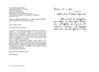 Anteprima di Ringrazia dell'offerta di L. 70 per le missioni salesiane e assicura preghiere. (Scrive alla Madre Superiore.)