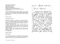 Anteprima di Ringrazia dell'offerta e assicura preghiere che farà insieme ai suoi poveriorfanelli. Essendo il mese dei defunti assicura preghiere anche per i suoi cari, e ne chiede per la sua gamba malata. (Scrive alla Madre Superiore.)