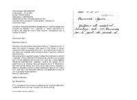 Anteprima di Ringrazia dell'offerta e prega Maria A. perché ottenga tutte le grazie che desidera. Tutti i sacerdoti e i chierici dell'Oratorio si uniscono per augurarle buone feste natalizie. Condoglianze per la morte di Sr. Buffa T.