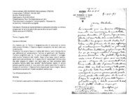 Anteprima di Lettera del Rettor Magg. SDB, che ricorda al nipote Michele la compianta Annetta, lo invita a pregare per lei ed invia saluti alla sua sorella e ai suoi fratelli. [Busta acclusa].