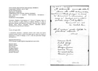 Anteprima di Biglietto d'ammissione al 1^ Corso di Teologia, dopo un anno di tirocinio, a sette chierici di seguito elencati, in vista di particolari bisogni dell'Ispettoria Orientale: