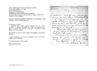 Anteprima di Ringrazia dell'offerta e chiede se il Ch. Campagnari F. è già a Genzano. (È solo una parte della lett.)