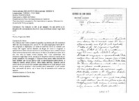 Anteprima di Ha ricevuto la lett. e gli assegni; ha già scritto a D. Borghino M. domandando che invii i due colombiani andati negli Stati Uniti.