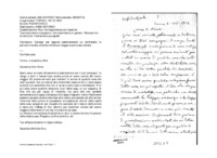 Anteprima di Consigli per seguire paternamente un confratello in pericolo morale; attende notizie sul viaggio e sulle case visitate.