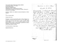 Anteprima di Sollecito del rendiconto annuale dell'ispettore al Rettor Maggiore.