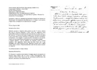 Anteprima di Lascia a lui decidere se mantenere l'accordo col Governo di Panama per una fondazione da effettuare in un tempo, a suo parere, troppo breve; consigliadi non assumere altri impegni.