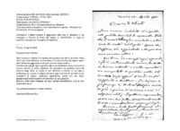 Anteprima di L'affare Cataldi è aggiustato dato che D. Bellamy C. ha mandato a ritirare la metà del legato (v. A4470342); in caso di conflitto, consiglia di rivolgersi all'Ispettore.