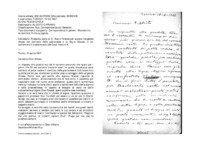 Anteprima di Prossima visita di D. Rua a Firenze per aiutare l'erigenda chiesa del comitato delle patronesse e la Sig.ra Mazzei, a cui confermerà il trasferimentodel Coad. Venturi A.