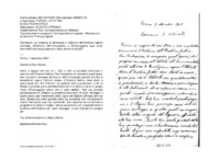 Anteprima di Lo incarica di terminare il teatrino dell'Oratorio festivo connesso allo Istituto dell'Immacolata, e d'incoraggiare quei bravi confratelli colla suapresenza in feste, senza intralciarli.