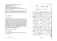 Anteprima di Consiglia di fare propaganda ai due periodici che intende continuare a stampare: potrebbe andare a beneficio della nuova chiesa; forse D. Piovano Peirolero G. potrebbe incaricarsene. (Il P.S. è aut.)