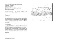 Anteprima di Raccomanda di dare una buona accoglienza al Sig. Frisioni, benefattore argentino; spera che D. Barberis G. troverà una sistemazione per Giulio Minzoni. (Il P.S., in foglio a parte, è aut.)