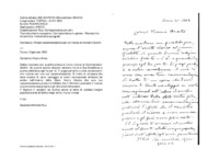 Anteprima di Chiede raccomandazione per un ricorso al ministro Giolitti.