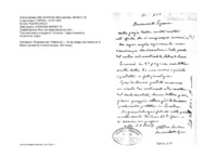 Anteprima di Ringrazia per l'offerta e allega ms. di D. Bosco riprodotto in fotozincotipia. (All. busta)
