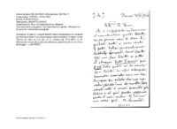 Anteprima di Si lasci D. Lonardi Bistolfi libero d'andarsene. (Sul retro si trova lett. di D. Lonardi, in cui afferma che rimarrà fino alla fine dell'anno, poiché ha diritto al vitto e all'alloggio - v. A4470672.)
