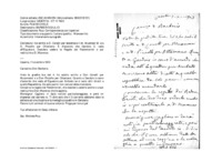 Anteprima di Ha scritto a D. Conelli per sistemare il ch. Musmeci M. e a D. Piccollo perOttaviano. È d'accordo che Gardois C. vada all'Equatore. Desidera vedere leRegole dei Redentoristi e poi restituirle a D. Marenco.