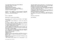 Anteprima di Invia un assegno di fr. 5000 da dividere fra le case della Palestina. Il Can. Vallega gliene manderà altrettanti in ottobre. D. Vercauteren vorrebbelasciare Beitgemal.