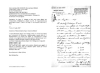 Anteprima di Un certo D. Vallega di Noli invia varie offerte per l'orfanotrofio di Betlemme e chiede una lett. di ringraziamento da parte degli orfanelli. (Testo di D. Lago A., ma la parte finale è di D. Rua.)