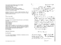 Anteprima di Gli invia altri fr. 5000 e lo esorta ad animare i confr. di Beitgemal e Cremisan ad industriarsi per far fronte alle loro spese. Lamenta dei disturbi alla vista.