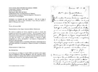 Anteprima di Lo ringrazia per aver mandato L. 200 per la casa di Concezione che versa ingravi strettezze. A sua volta gli manda fr. 5000. (Il PS è aut. di D. Rua.)