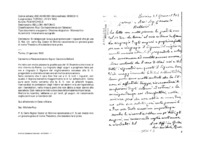 Anteprima di Si rallegra per la sua guarigione e per i riguardi che gli usa D. Nai. Uncerto Sig. Castor di Smirne raccomanda un giovane greco di nome Theodoro che desidera farsi prete.