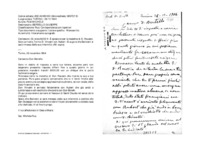 Anteprima di Gli invia 8000 fr. È spiaciuto per la malattia di D. Roussin. Sono arrivatia Torino D. Vincent con Aubert. Si augura che Borivent si sarà rimesso dalla sua infermità. (All. copia)