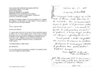 Anteprima di Gli chiede di recarsi a Torino per la festa di S. F. di Sales e se è disposto a intraprendere un lungo viaggio in Francia, Spagna e Portogallo all'inizio del mese di febbraio. [All. copia]