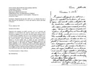 Anteprima di Risponde alla sua lett. dell'8 c.m. Lo informa che non è stato riportato nel calendario il rinnovo del rescritto relativo alla festa di Maria A.