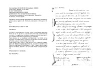 Anteprima di Non ha nulla da opporre alla sua decisione; gli consiglia di parlare col suo ispettore (D. Peretto C.). (Correzioni e firma aut. di D. Rua.)
