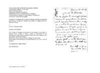 Anteprima di Provvederà per la figlia di Meriggio affinché sia accettata sul principiodi gennaio. Chiede se ha ricevuto il disegno della loro casa da D. Rocca.