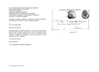 Anteprima di Informerà i superiori di quanto gli dice sul ch. Zanolli G. Può mandare il ch. Brusa G. a Torino. (Cartolina postale)