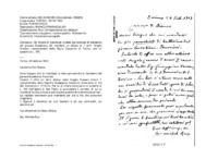 Anteprima di Gli chiede di mandargli la fede parrocchiale di battesimo del giovane Eusebione. Gli manderà un allievo di 7 anni: Angelo Cravero, raccomandato dallaSig.ra Vaccarino di Torino, con un sussidio di L. 100.