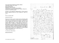 Anteprima di Invita a pregare per la famiglia dell'Avv. Michel Ernesto di Nice. (All. biglietto da visita di D. Rua in francese, con i saluti di D. Lago A.)