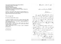 Anteprima di Comunicazione della ricevuta del vaglia cambiario di L. 55,23: deve ringraziare il Sig. Josè Ribeiro da Costa. Ha ricevuto con piacere le notiziesulla casa e l'Oratorio Festivo.