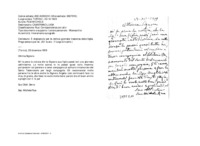 Anteprima di È dispiaciuto per la cattiva giornata trascorsa dalla figlia. Prega sempre per lei. (All. busta - il luogo è incerto.)