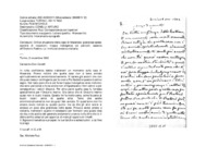 Anteprima di Critica situazione della casa di Macerata: grandiose spese, scarsità di vocazioni; troppa indulgenza coi pericoli; assenza all'Oratorio Festivo. Loinvita ad andare a visitarla.