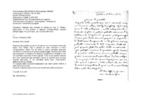 Anteprima di Risposta alla richiesta di notizie sul Sig. D. Taffery, assicurando la sua probità e capacità d'intraprendere qualche pellegrinaggio, ma, purtroppo,per una sola settimana.