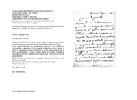 Anteprima di Possibili soluzioni per l'eventuale partenza del padre di D. Martino G. aNapoli. Gli annuncia che pernotterà da lui.