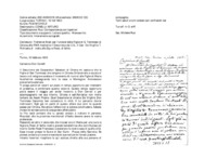 Anteprima di Trattative finali per l'unione delle Figlie di S. Tommaso di Ortona alle FMA mediante il Decurione dei C.S., il Can. De Virgiliis T. Richiesta di visita alla Sig.ra Rossi, di Schio.