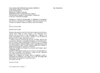 Anteprima di D. Olivero B. sta poco bene. D. Vespignani S. è a casa per cura. Nomina aDirettore di D. Tomasetti F. Gli invia a Orvieto la lett. richiesta, con ossequi al Vescovo e ai Signori della Commissione.