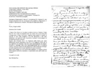 Anteprima di Ricevute da D. Cerruti F. le notizie sul Ch. Vigliano G.: non bisogna scioglierlo dai voti; aiutandosi colla preghiera e Sacramenti, li compia in casa da buon cristiano. Richiesta di messe dalla Sicilia.