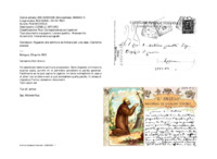 Anteprima di Riguardo alla scrittura da firmare per una casa. (Cartolina postale)