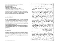 Anteprima di Ha ricevuto il rendiconto ed è persuaso che rimedierà a tutti i punti deficienti guadagnandosi la confidenza dei Direttori e del personale. Lo invitaa combinare il legato Vescovo di Andria.